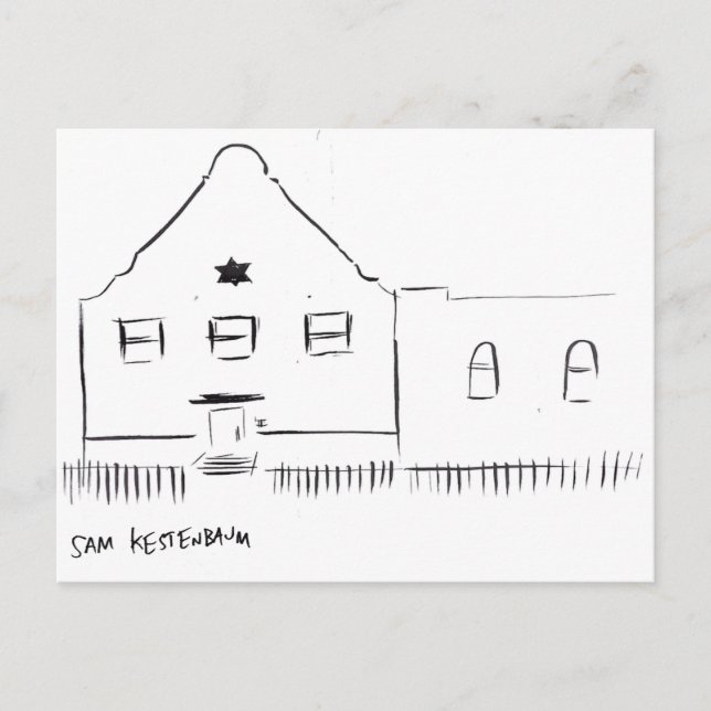 Carte postale Synagogue Kestenbaum Bedford-Stuyves (Devant)