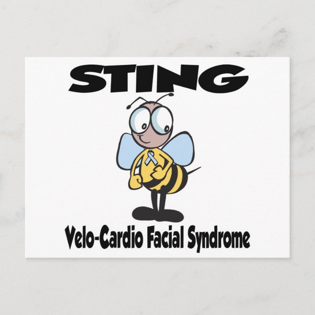 Carte Postale Syndrome facial Vélocardio-vasculaire STING (Devant)
