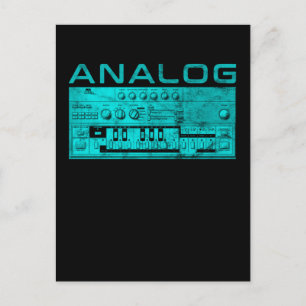 Carte Postale Synthétiseur analogique Synthétiseur clavier