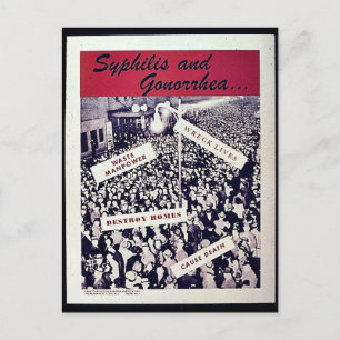 Carte Postale Syphilis Et Gonorrhée