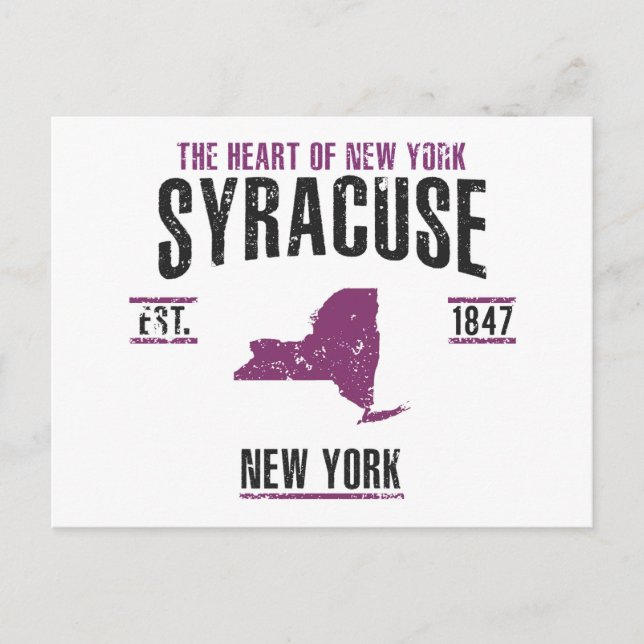 Carte Postale Syracuse (Devant)