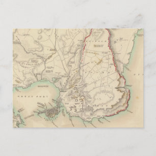 Carte Postale Syracuse & vestiges restants de ses cinq villes