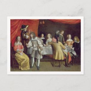 Carte Postale T30878 Elégante société Dining sous une canopée ro