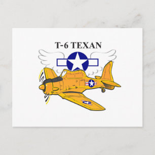 Carte Postale T-6 Texan