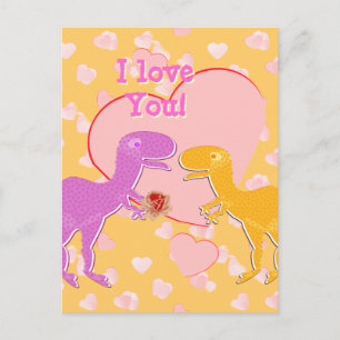 Carte postale T-Rex Dinosaures