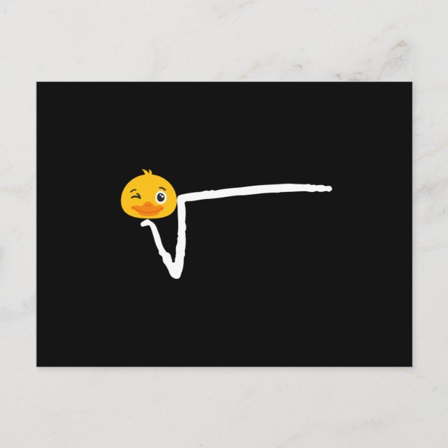 Carte Postale T-shirt Duck Root N-TE (Devant)