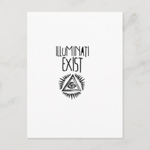 Carte Postale t-shirt illuminati