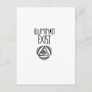 Carte Postale t-shirt illuminati