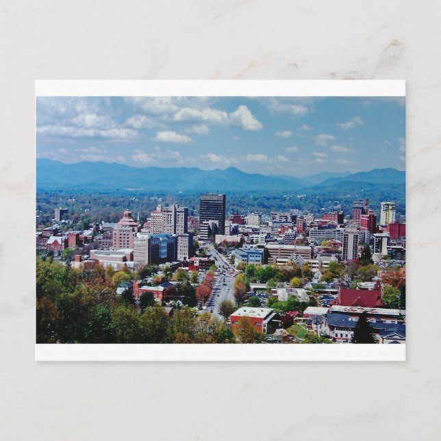 Carte Postale T-shirts d'Asheville (Devant)
