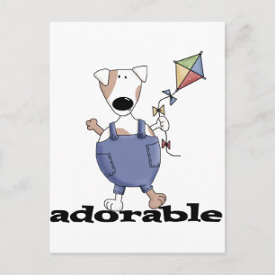 Carte Postale T-shirts et cadeaux adorables pour chiens