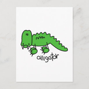 Carte Postale T-shirts et cadeaux Alligator