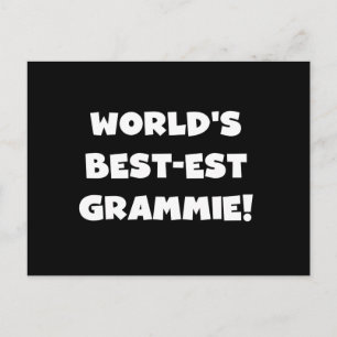 Carte Postale T-shirts et cadeaux blancs Grammie les plus beaux