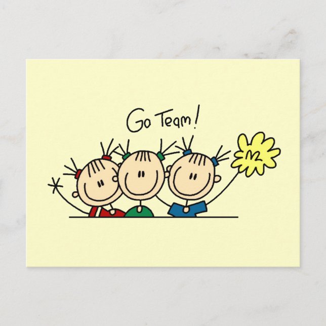 Carte Postale T-shirts et cadeaux Cheerleading Squad (Devant)