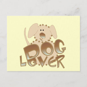 Carte Postale T-shirts et cadeaux d'amoureux des chiens de Brown