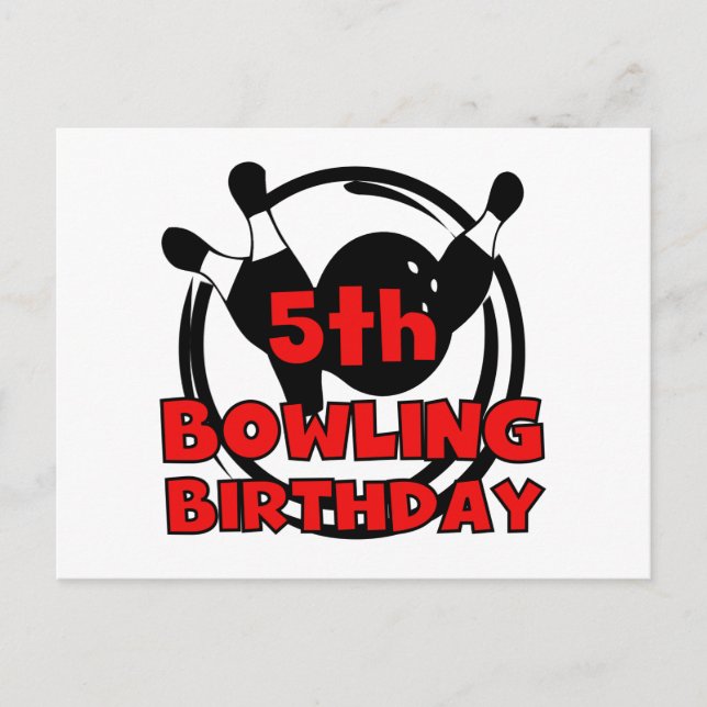 Carte Postale T-shirts et cadeaux d'anniversaire de quille 5 ans (Devant)