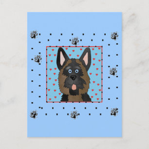 Carte Postale T-shirts et cadeaux de chien de berger allemand