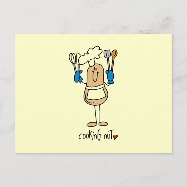 Carte Postale T-shirts et cadeaux de cuisine Nut (Devant)