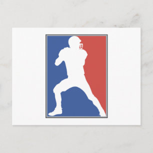 Carte Postale T-shirts et cadeaux de joueurs de football américa