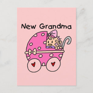 Carte Postale T-shirts et cadeaux de la nouvelle grand-mère