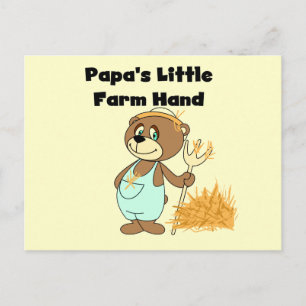 Carte Postale T-shirts et Cadeaux de Petit Aide de Papa à la Fer