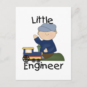 Carte Postale T-shirts et Cadeaux de Petit Ingénieur de Train