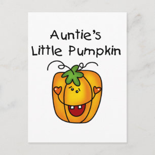 Carte Postale T-shirts et cadeaux de petite Citrouille de Tante