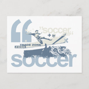 Carte Postale T-shirts et cadeaux de soccer de la zone commercia
