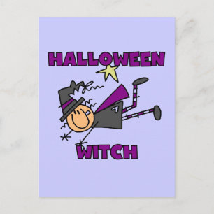 Carte Postale T-shirts et cadeaux de sorcière de Halloween