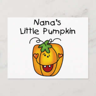 Carte Postale T-shirts et cadeaux d'Halloween Citrouilles de Nan