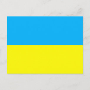 Carte Postale T-shirts et cadeaux du drapeau ukrainien
