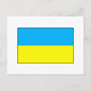 Carte Postale T-shirts et cadeaux du drapeau ukrainien