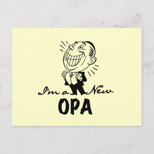 Carte Postale T-shirts et cadeaux en nouvel opa souriants