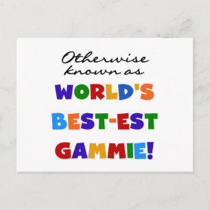 Carte Postale T-shirts et cadeaux Gammie les plus beaux du monde