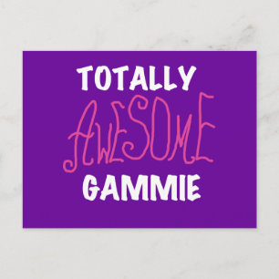 Carte Postale T-shirts et cadeaux Gammie Pink totalement géniaux
