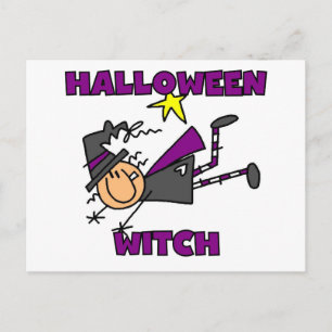 Carte Postale T-shirts et cadeaux Halloween Witch