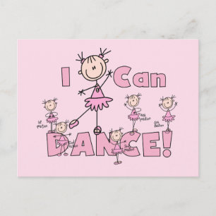 Carte Postale T-shirts et cadeaux I Can Dance