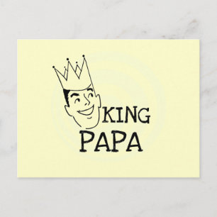 Carte Postale T-shirts et cadeaux King Papa
