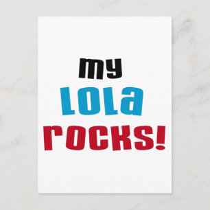 Carte Postale T-shirts et cadeaux My Lola Rocks