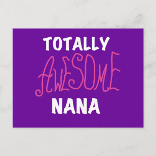 Carte Postale T-shirts et cadeaux Nana Pink totalement géniaux