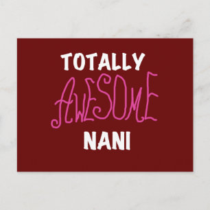 Carte Postale T-shirts et cadeaux Nani roses absolument géniaux
