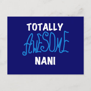 Carte Postale T-shirts et cadeaux Nani totalement géniaux en ble