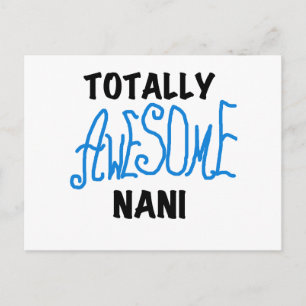 Carte Postale T-shirts et cadeaux Nani totalement géniaux en ble
