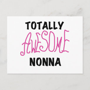 Carte Postale T-shirts et cadeaux Nonna Pink totalement géniaux