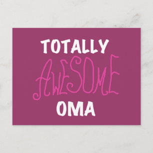 Carte Postale T-shirts et cadeaux Oma Pink absolument géniaux