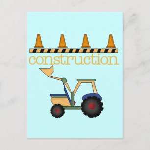 Carte Postale T-shirts et cadeaux pour chargeur de seau de const
