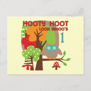 Carte Postale T-shirts et cadeaux pour le premier anniversaire d
