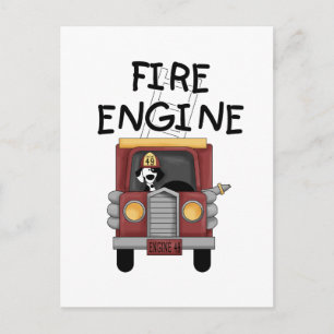 Carte Postale T-shirts et cadeaux pour moteur à incendie