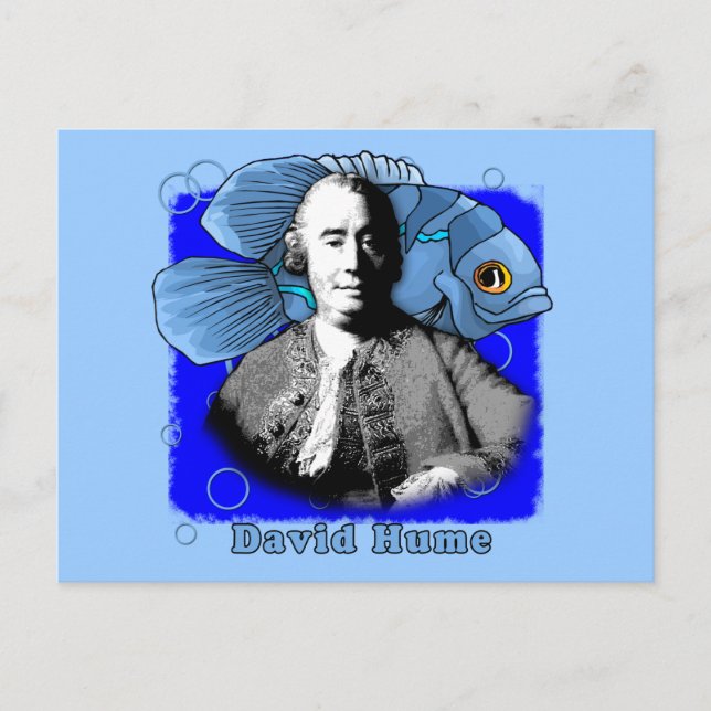 Carte Postale T-shirts et produits David Hume (Devant)