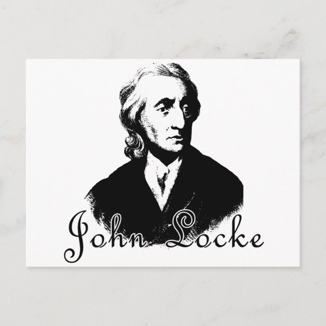 Carte Postale T-shirts et produits JOHN LOCKE (Devant)