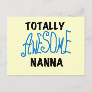 Carte Postale T-shirts Nanna Blue et GIfts absolument géniaux
